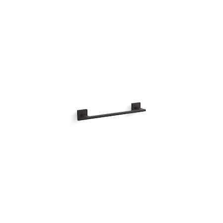 Kohler Square 12" Towel Bar K-23286-BL